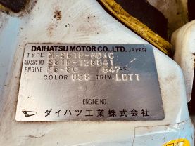 1989 DAIHATSU HIJET TRUCK EB-80 SUPER DELUXE