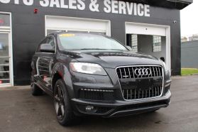 2013 AUDI Q7 SUV V6, SUPERCHARGED, 3.0 LITER 3.0T S LINE PRESTIGE SPORT UTILITY 4D