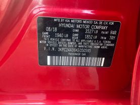 2019 HYUNDAI ACCENT SEDAN RED MANUAL - Auto Spot