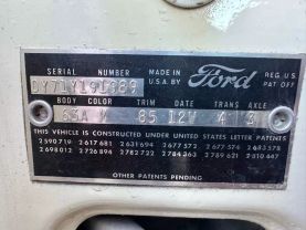 1960 FORD THUNDERBIRD