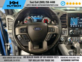 2019 FORD F150 SUPERCREW CAB PICKUP V6, ECOBOOST, HO, TWIN TURBO, 3.5 LITER RAPTOR PICKUP 4D 5 1/2 FT