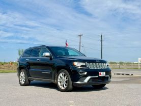 2014 JEEP GRAND CHEROKEE SUV V6, FLEX FUEL, 3.6 LITER SUMMIT SPORT UTILITY 4D