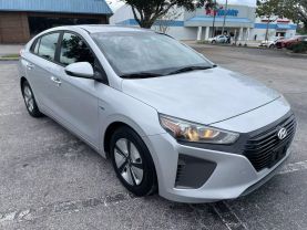 2018 HYUNDAI IONIQ HYBRID HATCHBACK 4-CYL, HYBRID, 1.6 LITER BLUE HATCHBACK 4D