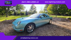 2002 FORD THUNDERBIRD CONVERTIBLE V8, 3.9 LITER CONVERTIBLE 2D
