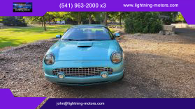 2002 FORD THUNDERBIRD CONVERTIBLE V8, 3.9 LITER CONVERTIBLE 2D