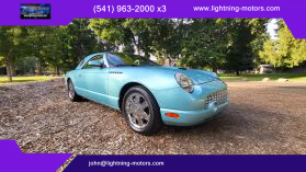 2002 FORD THUNDERBIRD CONVERTIBLE V8, 3.9 LITER CONVERTIBLE 2D