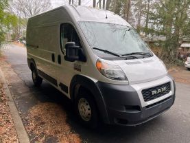 2019 RAM PROMASTER CARGO VAN CARGO V6, VVT, 3.6 LITER 2500 HIGH ROOF VAN 3D