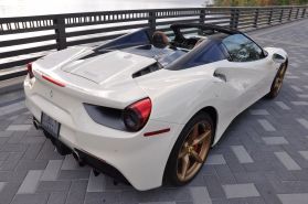 2017 FERRARI 488 SPIDER CONVERTIBLE V8, TURBO, 3.9 LITER CONVERTIBLE 2D