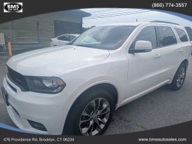 2019 DODGE DURANGO SUV V6, 3.6 LITER GT PLUS SPORT UTILITY 4D