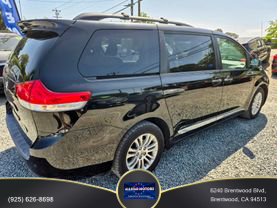 2013 TOYOTA SIENNA VAN V6, 3.5 LITER XLE MINIVAN 4D