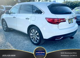 2016 ACURA MDX SUV V6, I-VTEC, 3.5 LITER SH-AWD SPORT UTILITY 4D
