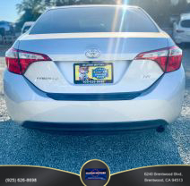 2016 TOYOTA COROLLA SEDAN 4-CYL, 1.8 LITER LE PLUS SEDAN 4D