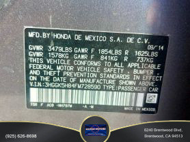 2015 HONDA FIT HATCHBACK 4-CYL, I-VTEC, 1.5 LITER EX HATCHBACK 4D