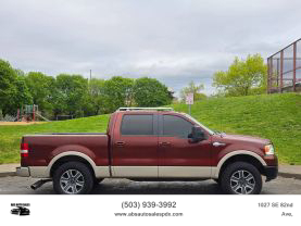 2007 FORD F150 SUPERCREW CAB PICKUP V8, FLEX FUEL, 5.4 LITER KING RANCH PICKUP 4D 5 1/2 FT