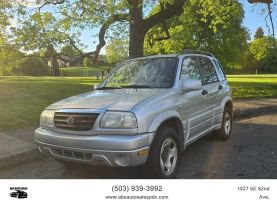2002 SUZUKI GRAND VITARA SUV V6, 2.5 LITER JLX HARD TOP SPORT UTILITY 4D