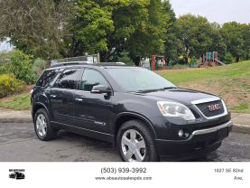 2008 GMC ACADIA SUV V6, 3.6 LITER SLT SPORT UTILITY 4D