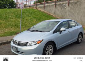 2012 HONDA CIVIC SEDAN 4-CYL, VTEC, 1.8 LITER LX SEDAN 4D