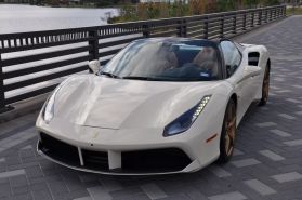 2017 FERRARI 488 SPIDER CONVERTIBLE V8, TURBO, 3.9 LITER CONVERTIBLE 2D