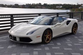 2017 FERRARI 488 SPIDER CONVERTIBLE V8, TURBO, 3.9 LITER CONVERTIBLE 2D