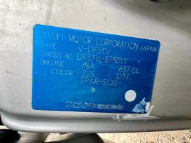1998 SUZUKI EVERY VAN F6A PA LIMITED II