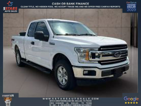 2018 FORD F150 SUPER CAB PICKUP V8, FLEX FUEL, 5.0 LITER XLT PICKUP 4D 6 1/2 FT