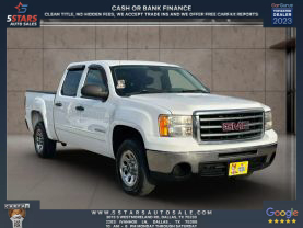2013 GMC SIERRA 1500 CREW CAB PICKUP V8, FLEX FUEL, 4.8 LITER SL PICKUP 4D 5 3/4 FT
