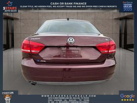 2013 VOLKSWAGEN PASSAT SEDAN 5-CYL, PZEV, 2.5 LITER 2.5L SE SEDAN 4D
