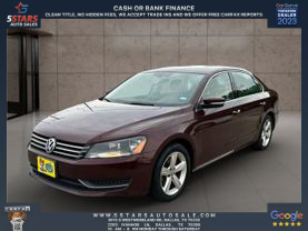 2013 VOLKSWAGEN PASSAT SEDAN 5-CYL, PZEV, 2.5 LITER 2.5L SE SEDAN 4D