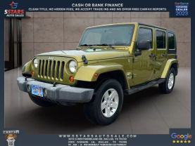 2007 JEEP WRANGLER SUV V6, 3.8 LITER UNLIMITED SAHARA SPORT UTILITY 4D