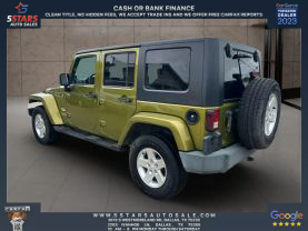 2007 JEEP WRANGLER SUV V6, 3.8 LITER UNLIMITED SAHARA SPORT UTILITY 4D