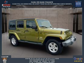 2007 JEEP WRANGLER SUV V6, 3.8 LITER UNLIMITED SAHARA SPORT UTILITY 4D
