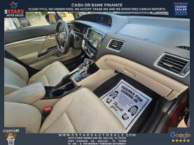 2015 HONDA CIVIC SEDAN 4-CYL, I-VTEC, 1.8 LITER EX SEDAN 4D