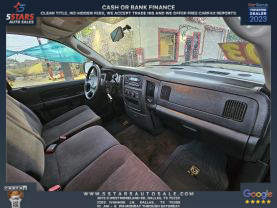 2003 DODGE RAM 1500 REGULAR CAB PICKUP V8, 4.7 LITER ST PICKUP 2D 8 FT