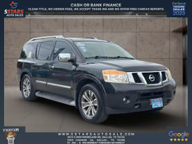 2015 NISSAN ARMADA SUV V8, FLEX FUEL, 5.6 LITER SL SPORT UTILITY 4D