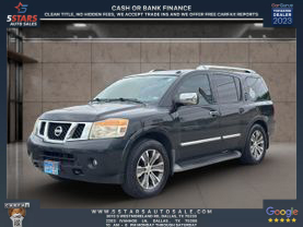 2015 NISSAN ARMADA SUV V8, FLEX FUEL, 5.6 LITER SL SPORT UTILITY 4D