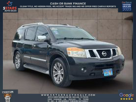 2015 NISSAN ARMADA SUV V8, FLEX FUEL, 5.6 LITER SL SPORT UTILITY 4D