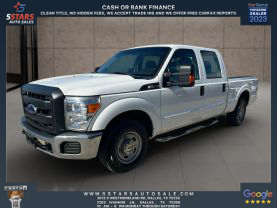 2015 FORD F250 SUPER DUTY CREW CAB PICKUP V8, FLEX FUEL, 6.2 LITER XL PICKUP 4D 6 3/4 FT