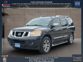 2015 NISSAN ARMADA SUV V8, FLEX FUEL, 5.6 LITER SL SPORT UTILITY 4D