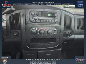 2003 DODGE RAM 1500 REGULAR CAB PICKUP V8, 4.7 LITER ST PICKUP 2D 8 FT