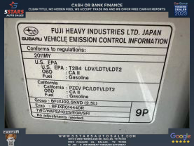 2011 SUBARU OUTBACK WAGON 4-CYL, PZEV, 2.5 LITER 2.5I PREMIUM WAGON 4D