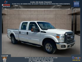 2015 FORD F250 SUPER DUTY CREW CAB PICKUP V8, FLEX FUEL, 6.2 LITER XL PICKUP 4D 6 3/4 FT