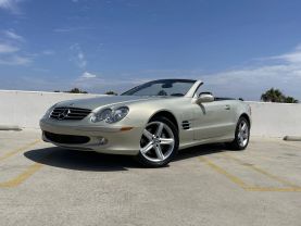 2003 MERCEDES-BENZ SL-CLASS CONVERTIBLE V8, 5.0 LITER SL 500 ROADSTER 2D