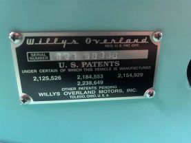 1949 WILLYS OVERLAND JEEPSTER SUV - -