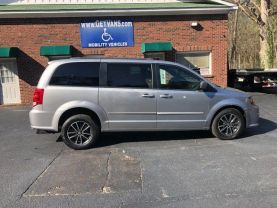 2017 DODGE GRAND CARAVAN PASSENGER VAN V6, FLEX FUEL, 3.6 LITER GT MINIVAN 4D