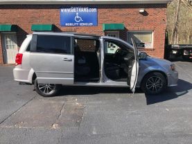 2017 DODGE GRAND CARAVAN PASSENGER VAN V6, FLEX FUEL, 3.6 LITER GT MINIVAN 4D