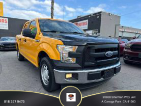 2017 FORD F150 SUPERCREW CAB PICKUP V8, FLEX FUEL, 5.0 LITER XL PICKUP 4D 5 1/2 FT