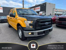 2017 FORD F150 SUPERCREW CAB PICKUP V8, FLEX FUEL, 5.0 LITER XL PICKUP 4D 5 1/2 FT