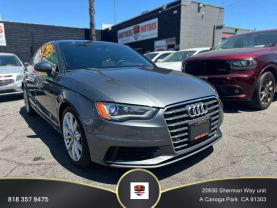 2016 AUDI A3 SEDAN 4-CYL, TURBO, 1.8 LITER 1.8T PREMIUM SEDAN 4D