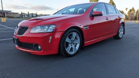 2009 PONTIAC G8 SEDAN V8, 6.0 LITER GT SEDAN 4D
