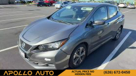 2018 NISSAN LEAF HATCHBACK AC ELECTRIC MOTOR SV HATCHBACK 4D
